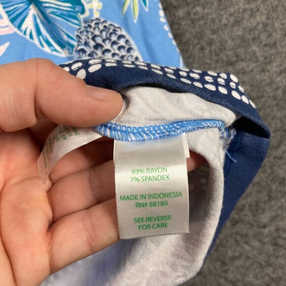 Lilly Pulitzer Women's Sophiletta Dress Size Small S Blue Peri Lapis - Picture 4 of 9